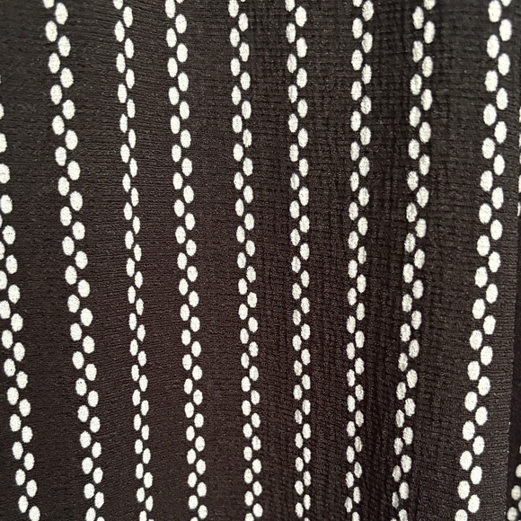 Fred David Black and White Striped Blouse - Picture 2 of 4